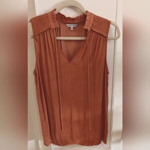 Burnt Orange Sleeveless Top